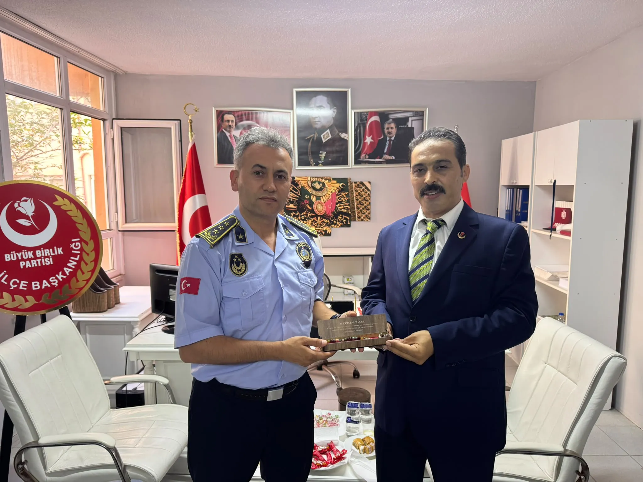 Şile Belediyesi Zabıta Müdürü Deniz Erdoğan’dan Teşkilatımıza Nazik Ziyaret