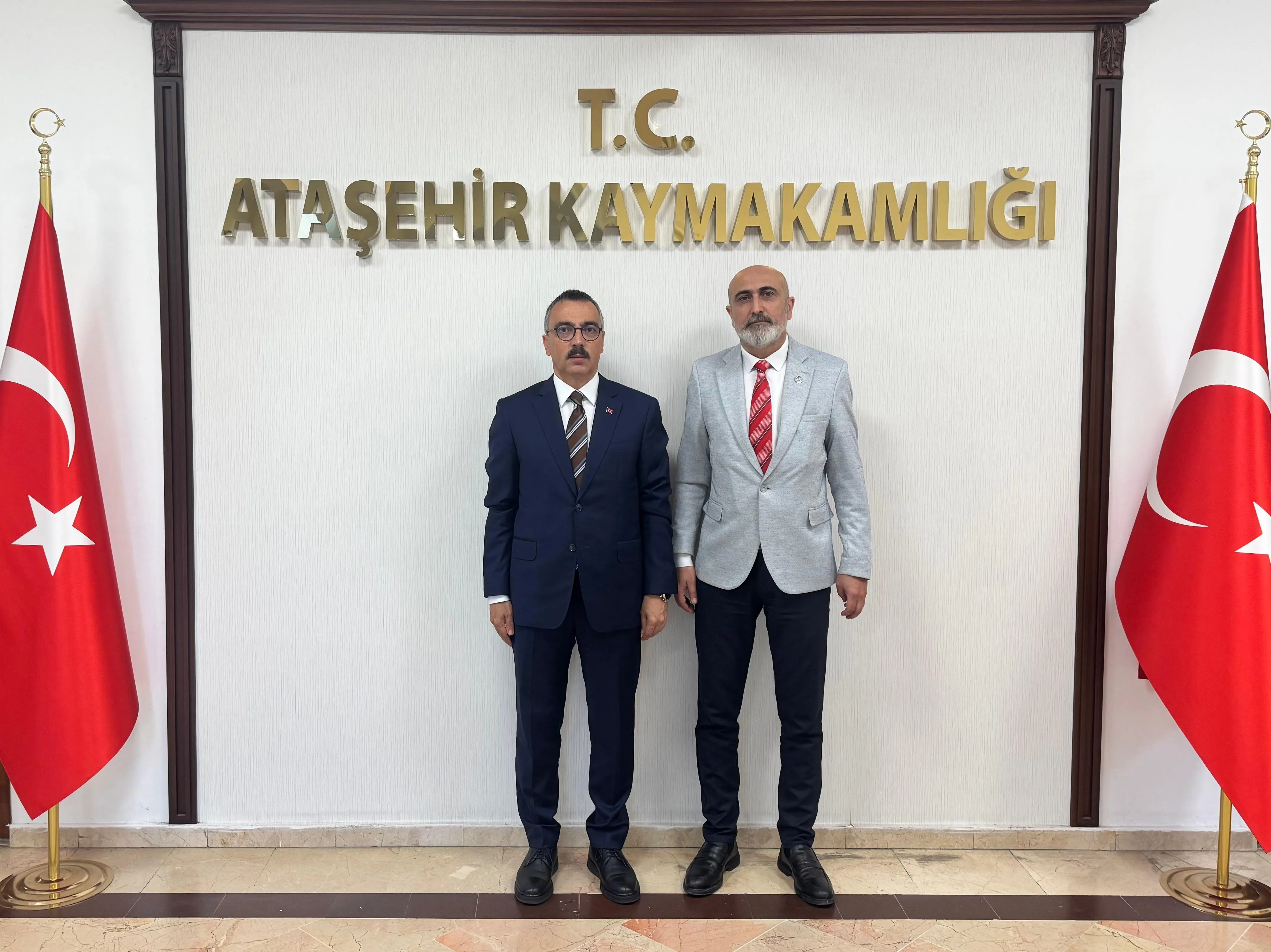 Büyük Birlik Partisi Ataşehir İlçe Başkanlığı'ndan Ataşehir Kaymakamı Eren Arslan'a Hayırlı Olsun Ziyareti