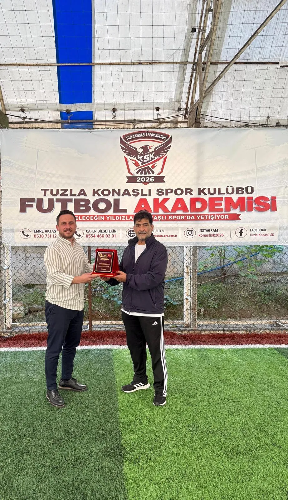 Büyük Birlik Partisi Tuzla İlçe Başkanlığı’ndan Konaşlı Spor Kulübü Futbol Akademisi’ne ziyaret