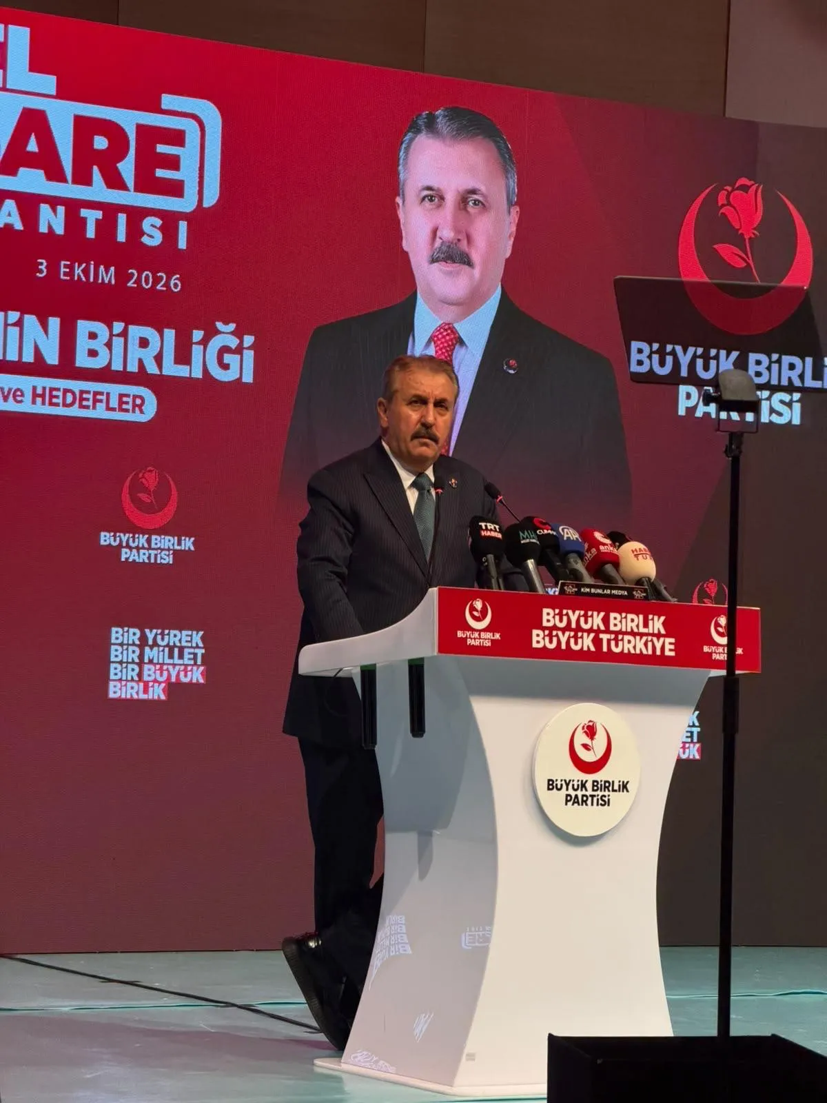 Büyük Birlik Partisi Tuzla İlçe Başkanlığı, Genel İstişare Toplantısı’na katıldı